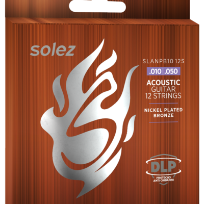 SLANPB10 12S – Encordoamento Solez para Violão 12 Cordas 0.010