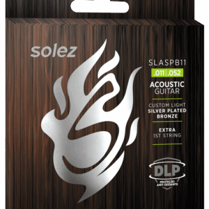 SLASPB11 – Encordoamento para Violão Aço Silver Plated Bronze Solez 0.011