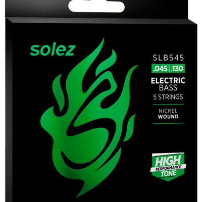 SLB545 – ENCORDOAMENTO SOLEZ PARA CONTRABAIXO 5 CORDAS PARA CALIBRE 0.045