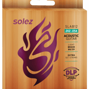 SLAB12 – Encordoamento para Violão Aço Bronze Brass 80/20 0.012